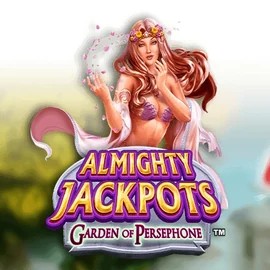 Almighty Jackpots: Garden of Persephone logo by Novomatic Slimking Casino
