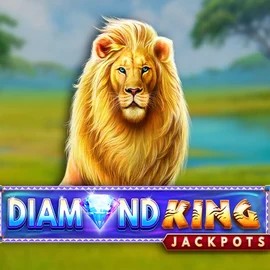 Official Jackpots logo: Diamond King Jackpots by SpinPlay Games at Slimking Casino