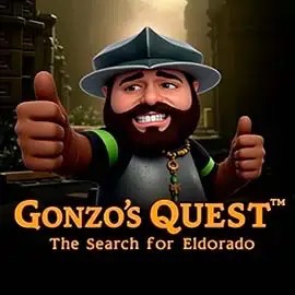 Gonzo's Quest slot logo by NetEnt at Slimking CasinoGonzo's Quest