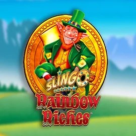 Slingo Rainbow Riches by Gaming Realms, showcased at slimkingcasino.eu.com – game logo