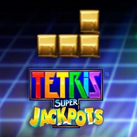 Tetris Super Jackpots casino game by WMS – featured logo at Slimking Casino