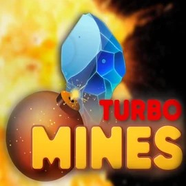 Turbo Mines by Turbo Games, showcased at slimkingcasino.eu.com – game logo