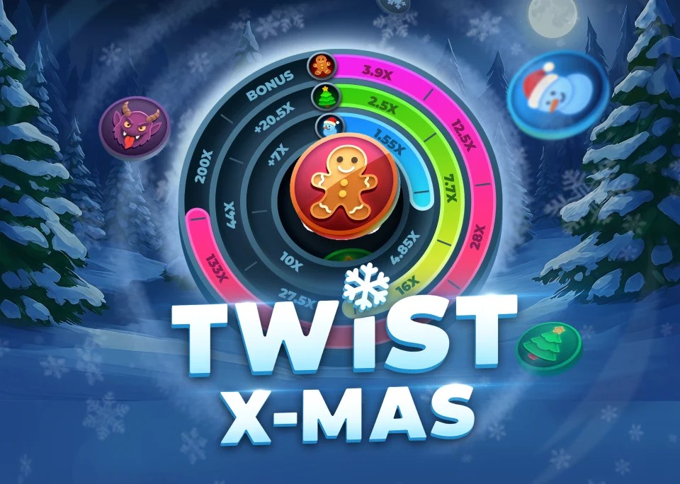 Play the Twist X-mas slot by InOut on Slimking Casino